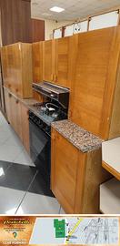 Codice: 8831  CUCINA COMPONIBILE IN LEGNO COMPLETA