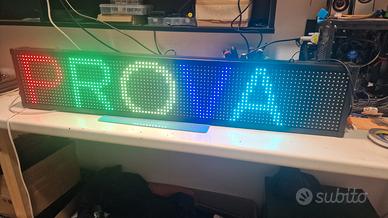 insegna matrice led 100cm