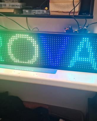 insegna matrice led 100cm