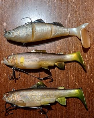 swimbait Daiwa prorex live trout luccio/bass