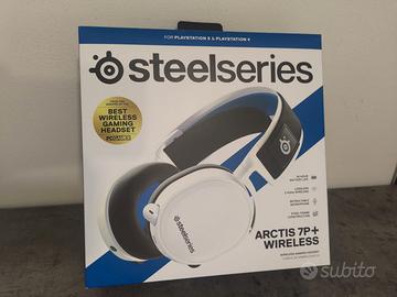 Cuffie Gaming Steelseries Arctis 7p+ Bianco