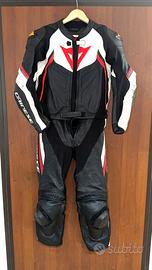 Tuta Dainese pelle 2 pezzi taglia 48/M giacca+pant