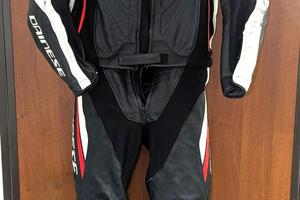 Tuta Dainese pelle 2 pezzi taglia 48/M giacca+pant