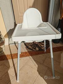 Seggiolone ikea con vassoio