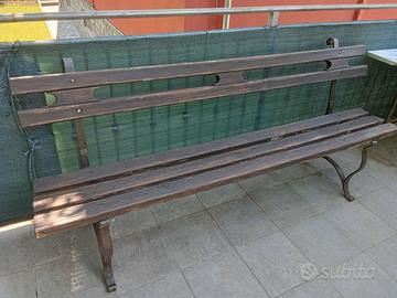 PANCHINA DA GIARDINO ARTIGIANALE FERRO