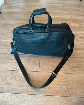 Piquadro borsone da viaggio in pelle