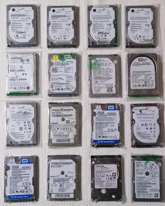 Hard disk 2,5 " sata vari formati