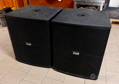 Coppia Subwoofer Italian Stage IS S115A