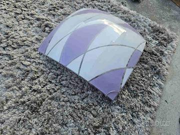 Plafoniera da soffitto 40x40 lilla - Attacco E27