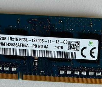 SK Hynix 2GB DDR3L PC3-12800S RAM Laptop