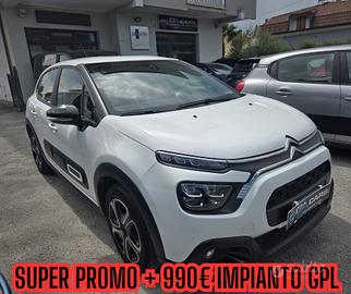 CITROEN C3 SHINE 1.2 83 cv BENZINA -PROMO OTTOBRE 