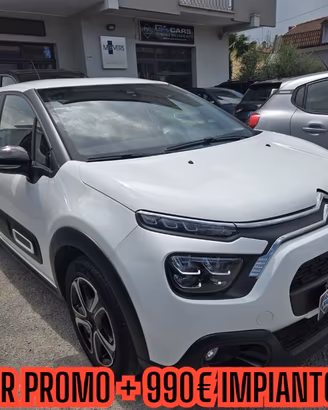 CITROEN C3 SHINE 1.2 83 cv BENZINA -PROMO OTTOBRE 