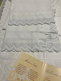 Lenzuolo e federa cuscino letto sing 100% cotone