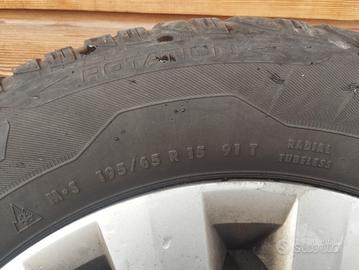 cerchi in ferro più gomme invernali 