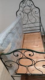 Lettino in ferro fine Ottocento