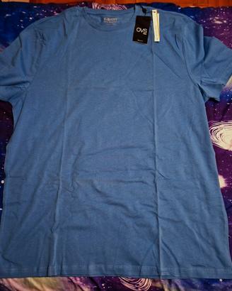 T-Shirt OVS Man azzurra mis. XXL Nuova cartellino