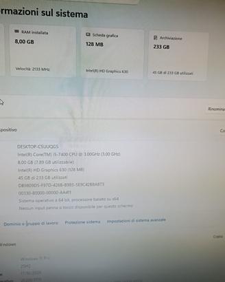 PC i5-7400, 8Gb DDR4, SSD 240Gb, Case CoolerMaster