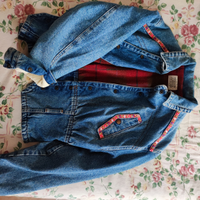 Giubbotto jeans imbottito Benetton, personalizzat