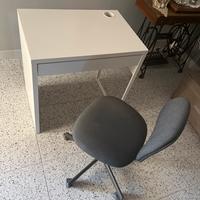 TAVOLO ikea (micke)  50X70 completo di SEDIA ikea