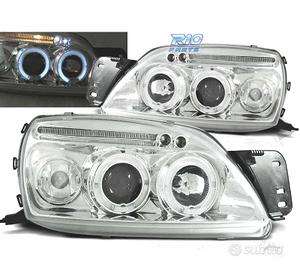 FARI FORD FIESTA 99-02 ANGEL EYES FONDO CROMATO