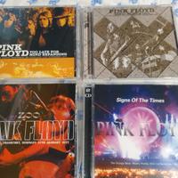 Pink Floyd 4 rari doppi cd live originali