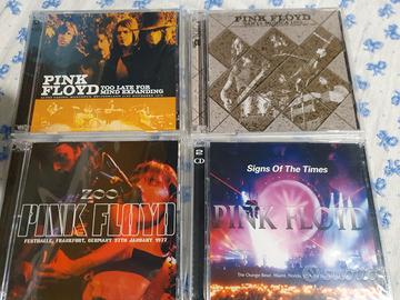 Pink Floyd 4 rari doppi cd live originali