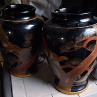 Coppia vasi decorativi in ceramica 1950/60