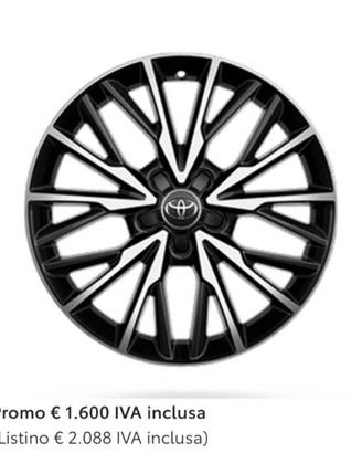 Toyota Yaris Cross set gomme invernali + cerchi