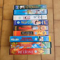 cassette vhs cartoni animati vintage