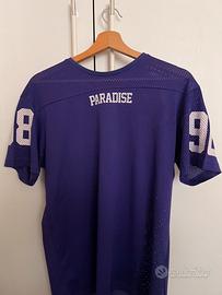 T-shirt Vintage Maglia Terranova Viola Mesh