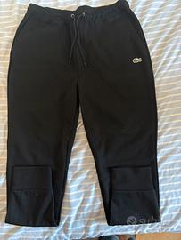 Pantaloni neri della tuta Lacoste