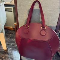 Borsa hermes bordeaux vintage usata