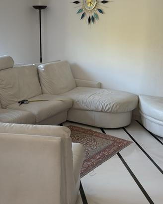Divani componibili in pelle lungh 4