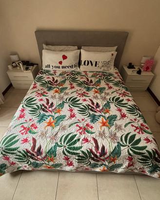 Letto matrimoniale con materasso in memory foam