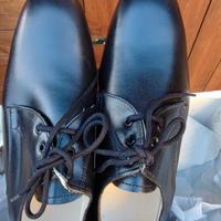 scarpe basse in vera pelle in uso forze di polizia