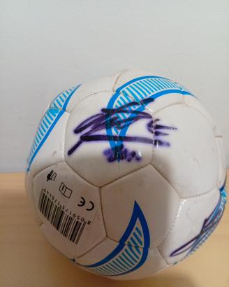 Pallone Calcio Napoli Firmato da alcuni Giocatori 