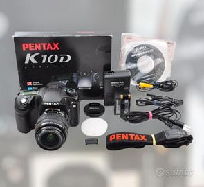 Pentax K10 D e obiettivo pentax  18-55  f 3,5 5,6 