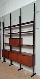 Libreria cielo terra anni 60 in teak