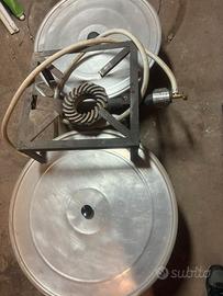 Pentoloni per conserva con fornellone