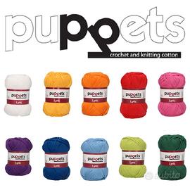 Cotone 50gr X maglia ferri uncinetto Puppets Lyric