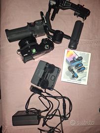 Sony a6000 + DJI RS 3 Mini + DJI Mic