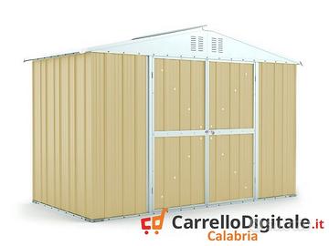 Box giardino lamiera zincata 327x155 beige