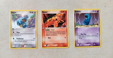 Lotto 3 Carte Pokemon ex Deoxys 