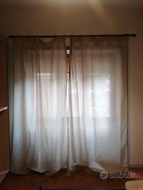 Tenda completa color corda con bastone marrone