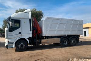 Stralis 480 con gru e ribaltabile, ACCETTO PERMUTE