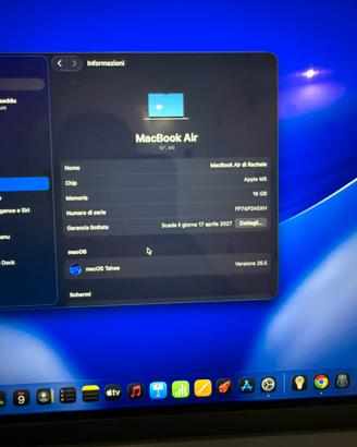 Apple macbook air 15 pollici m5