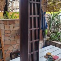 Porta Cd etnico in legno massiccio