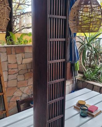 Porta Cd etnico in legno massiccio