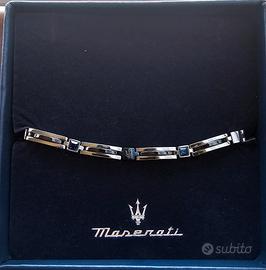 Bracciale Maserati Uomo in Acciaio e Ceramica 
