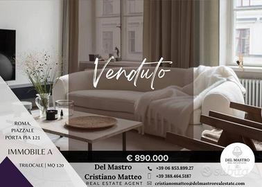 Appartamento di 120 m² con 3 locali a Roma